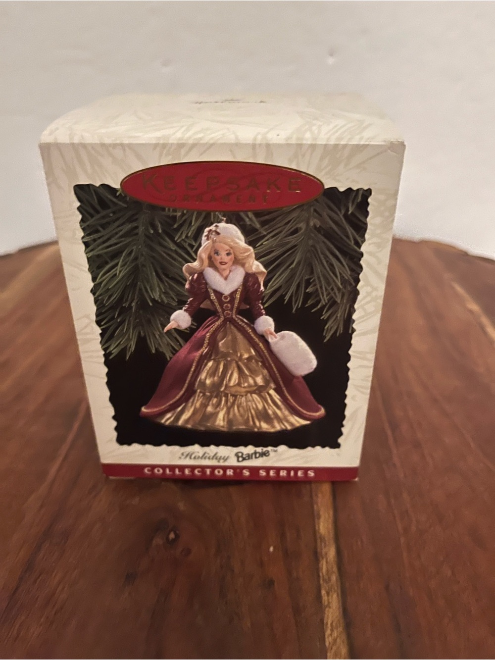 Hallmark Keepsake 1996 HOLIDAY BARBIE Collector's Series Christmas Ornament NEW!